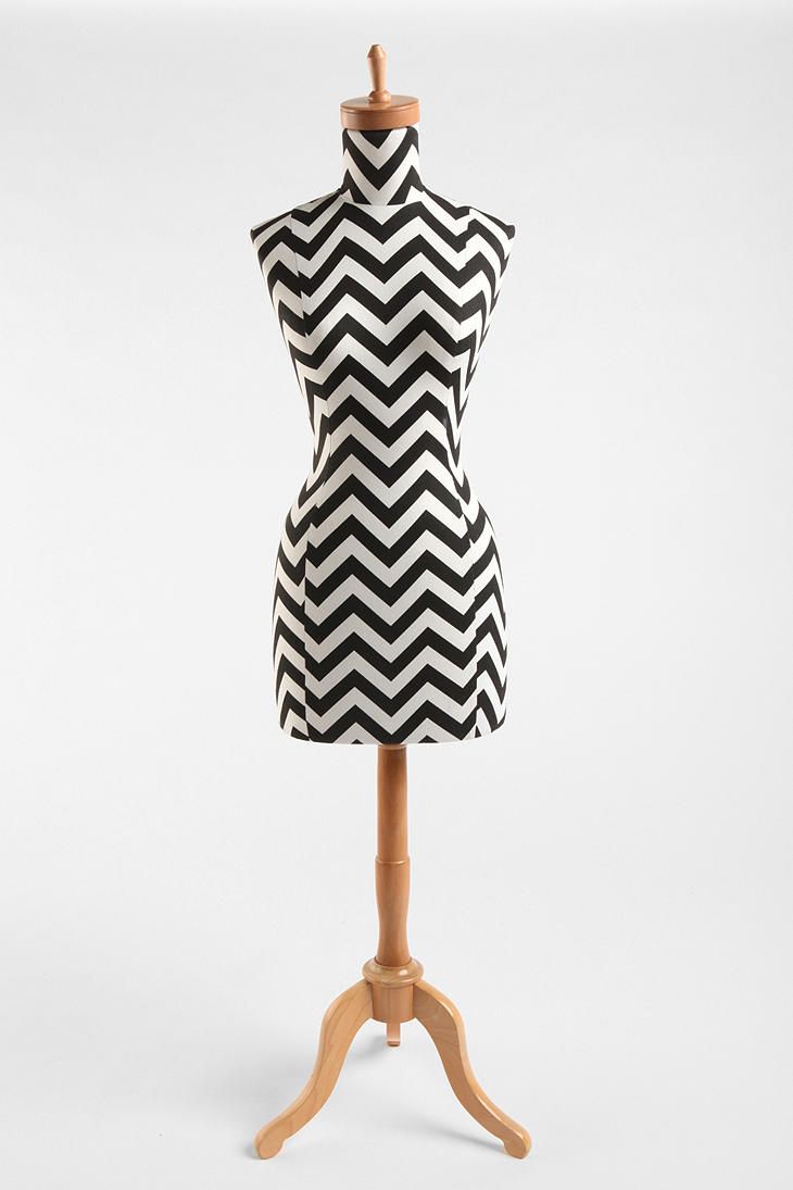 chevron dress form