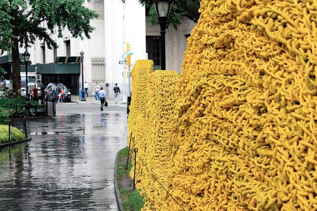 orly-genger-art-new-york rainy day in nyc