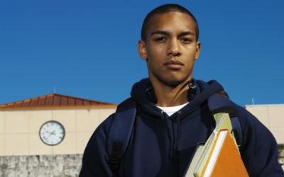 young black man, black student, student, studious