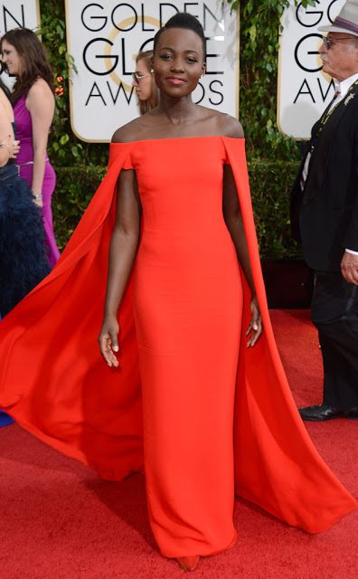 Lupita Nyong'o is stunning at the Golden Globes