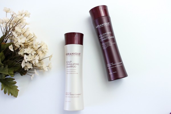 Keranique Scalp Stimulating Shampoo and Volumizing Keratin Conditioner