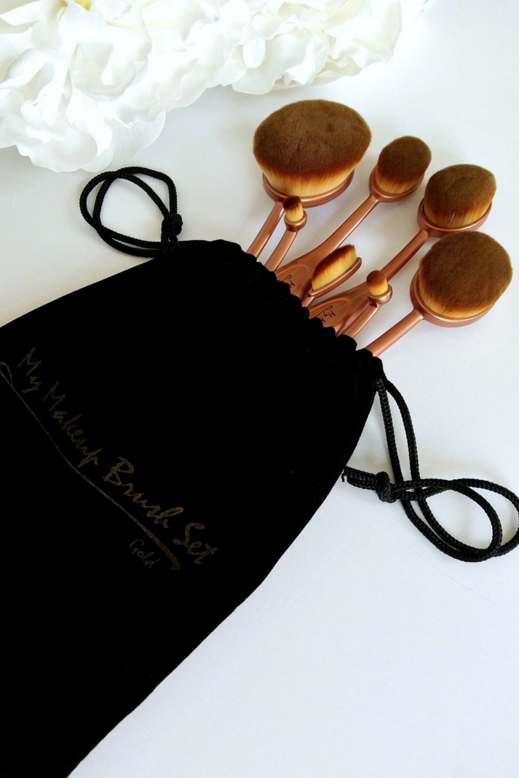 LOVING the Oval Makeup Brush x My Makeup Brush Set – Drea Marie Blog