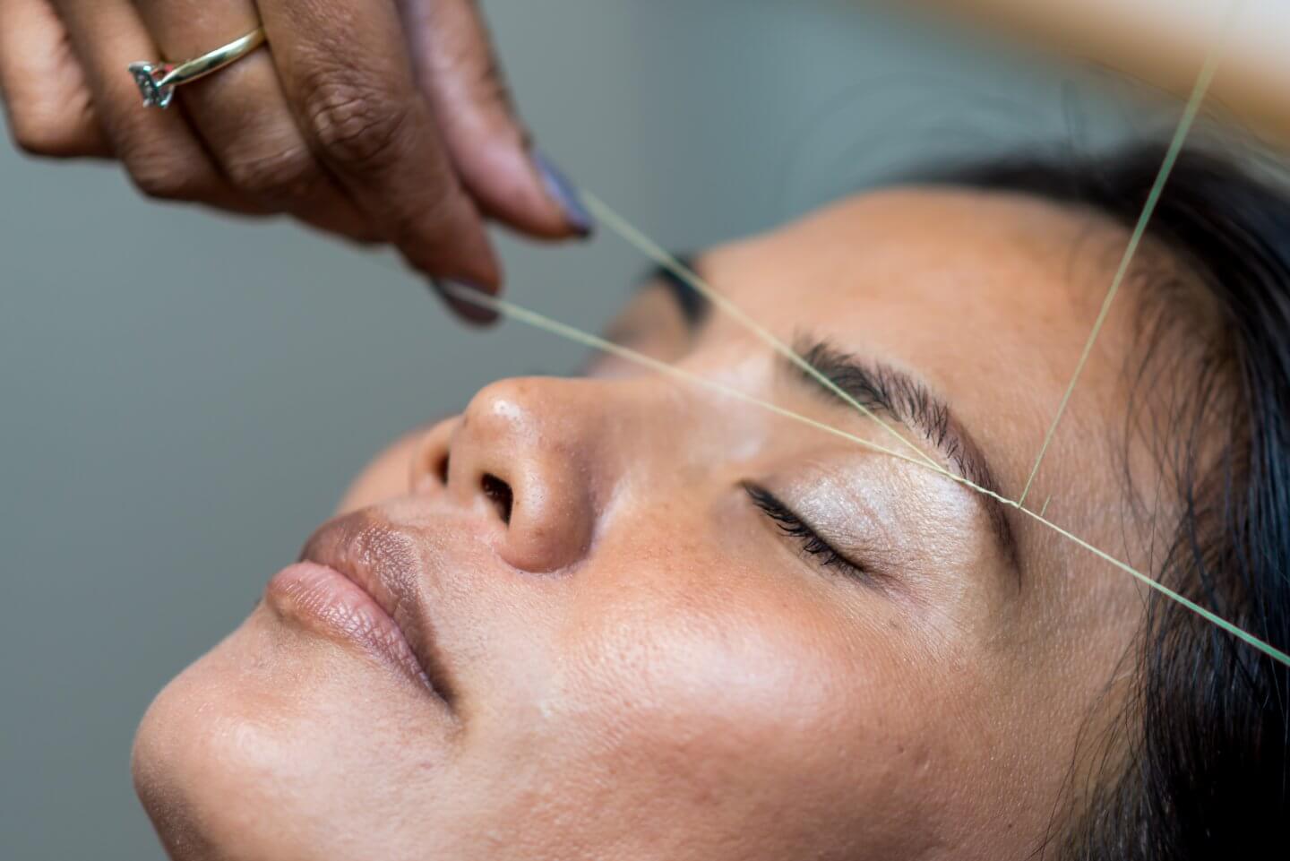 eyebrow threading groupon