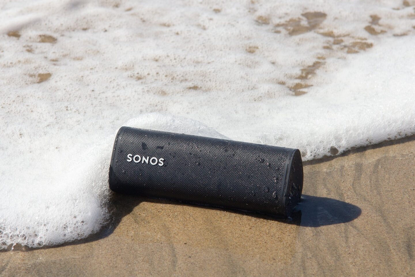 beach essential sonos roam bluetooth speaker