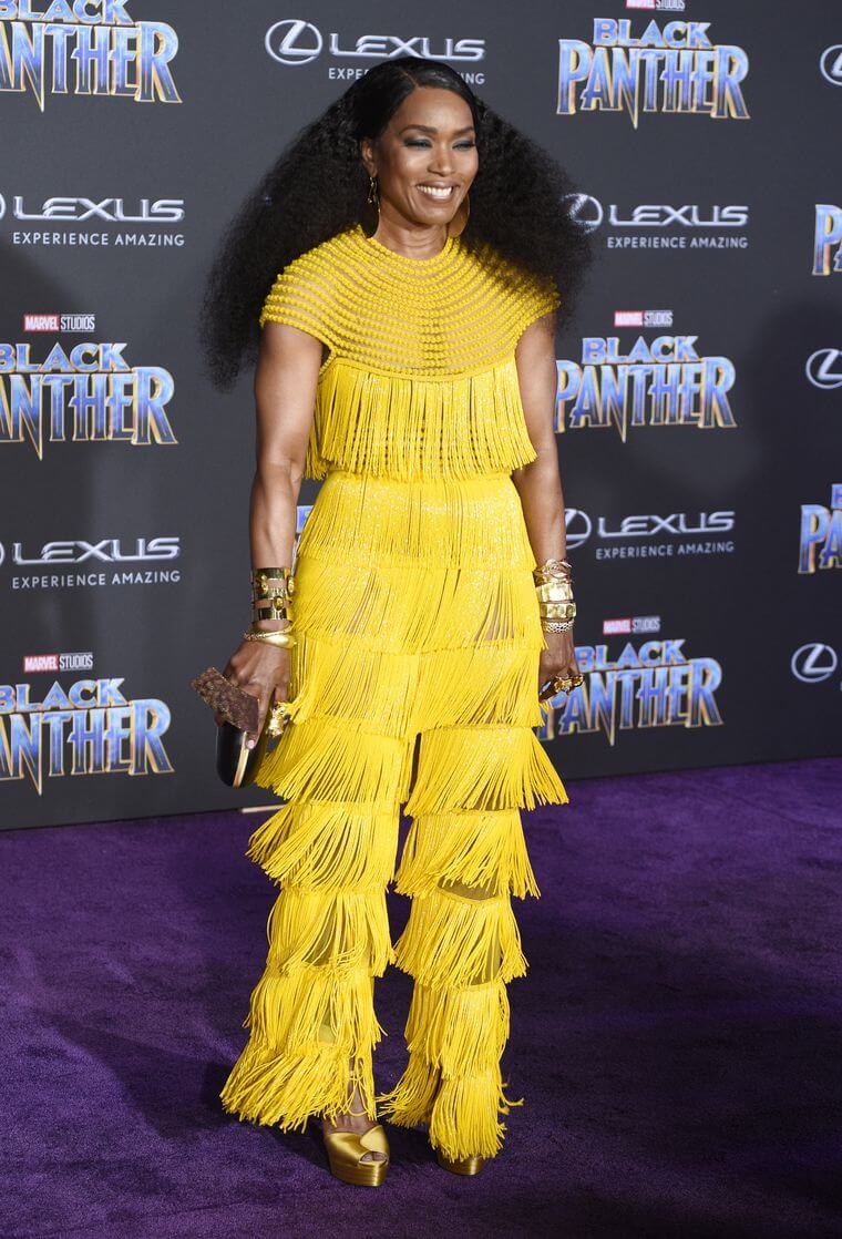 black panther red carpet angela bassett