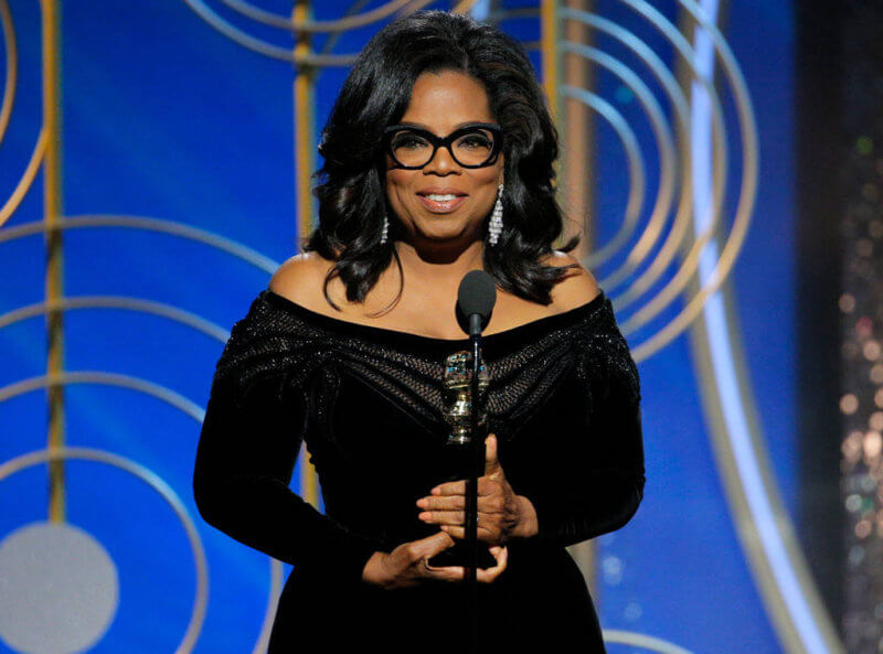 oprah winfrey 2018 golden globes