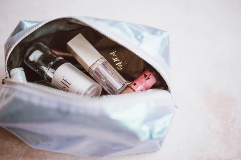 spring clean makeup bag