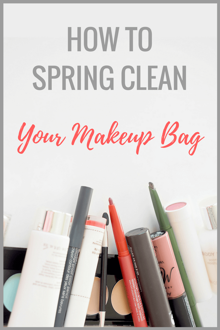 How to spring clean your makeup bag. #beauty #makeup #spring 