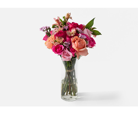 Urban Stems breast cancer awareness bouquet
