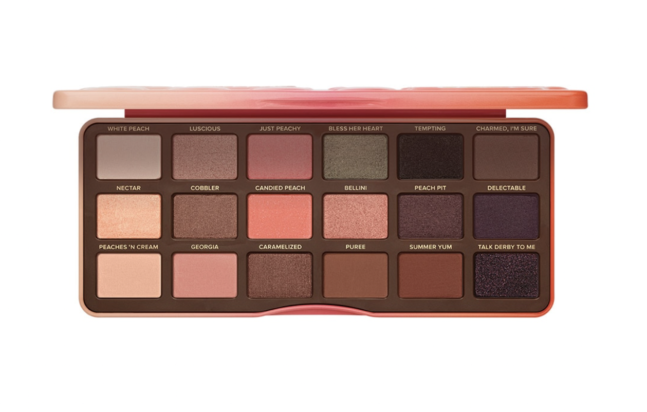Too Face Sweet Peach Eyeshadow Palette for fall