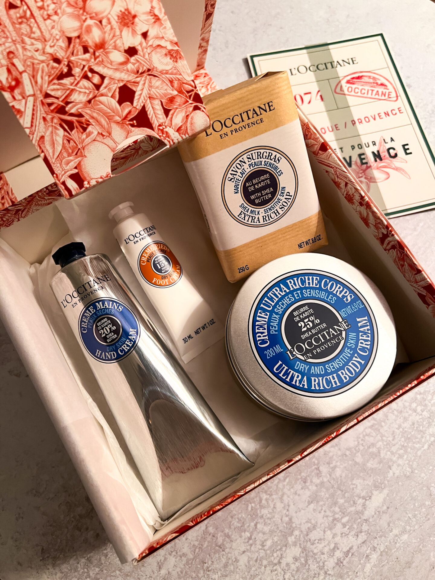 L'Occitane Shea Butter Ultra Rich Hand and Body Creams