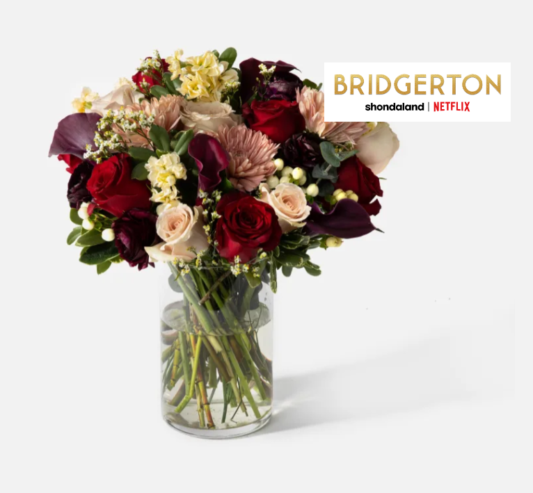 Bridgerton Valentine's Bouquet: Burning Romance