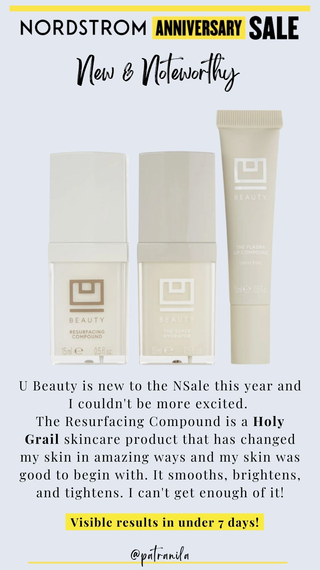 U Beauty gift set Nordstrom sale exclusive